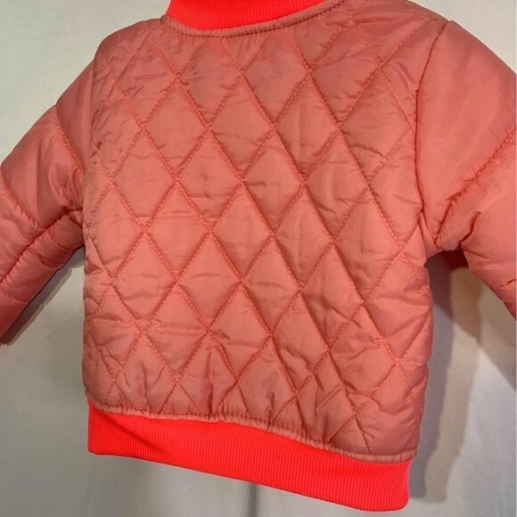 Copy - BETSEY JOHNSON baby puffer jacket. Size 18 months. Neon pink. Adorable!! - Picture 6 of 10